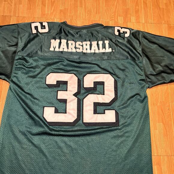 Marshall Thundering Herd Green #32 Football Jersey Large Vintage - Picture 5 of 6